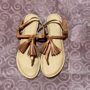 Old Navy Brown Tassle Sandal